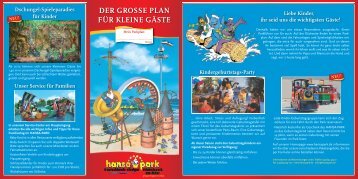 DER GROSSE PLAN FÜR KLEINE GÄSTE Liebe Kinder, ihr seid ...