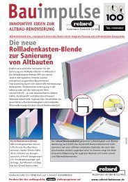 1110912 Bauimpulse Rollladenblende.indd - Rekord Holzmann