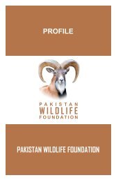 read more (download pdf click here) - Pakistan Wildlife Foundation