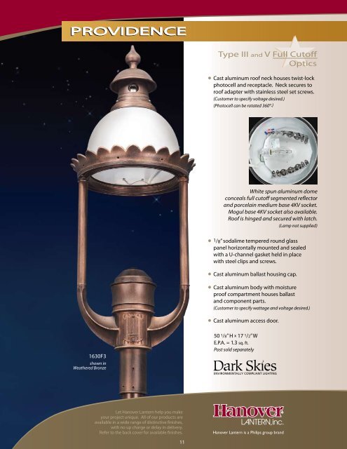 Our clean traditional Regency - Hanover Lantern