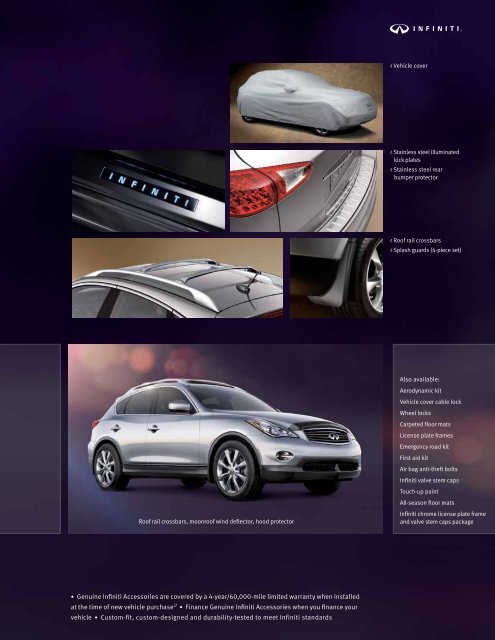 Infiniti EX e-Brochure - Niello.com Home