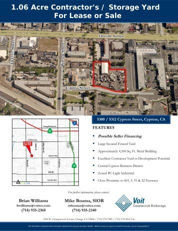 1.06 Acre Contractor's / Storage Yard For Lease or Sale