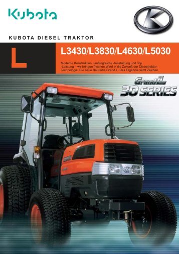 L3430/L3830/L4630/L5030 - Kubota