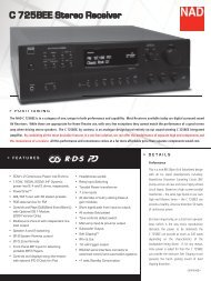 C 725BEE Stereo Receiver - Audio Products Australia