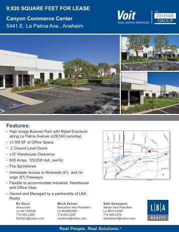 5441 La Palma Brochure.pdf - Voit Real Estate Services