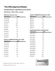 High-Efficiency Gas Furnace - Tier 2 (pdf) - ThermWise