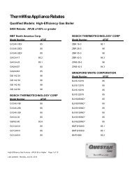 High-Efficiency Gas Boilers (pdf) - ThermWise