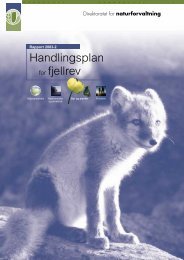 Handlingsplan for fjellrev