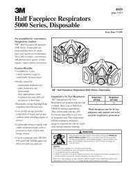 Half Facepiece Respirators 5000 Series, Disposable - 3M
