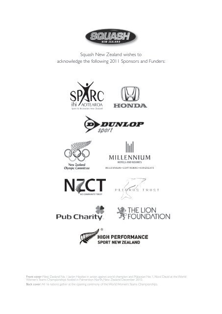 SQUASH NEW ZEALAND Annual Report - Devoy Squash & Fitness ...