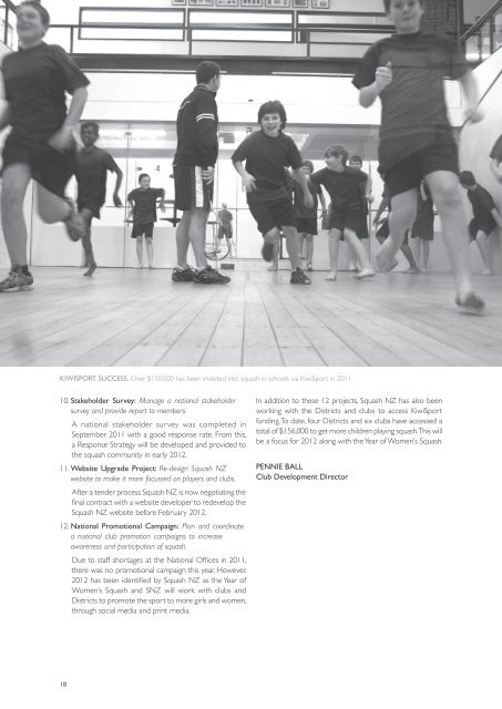 SQUASH NEW ZEALAND Annual Report - Devoy Squash & Fitness ...