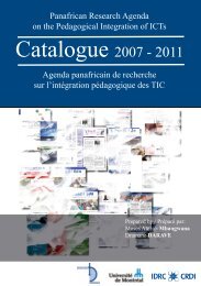 The PanAf Publications Catalogue / Le catalogue des publications ...