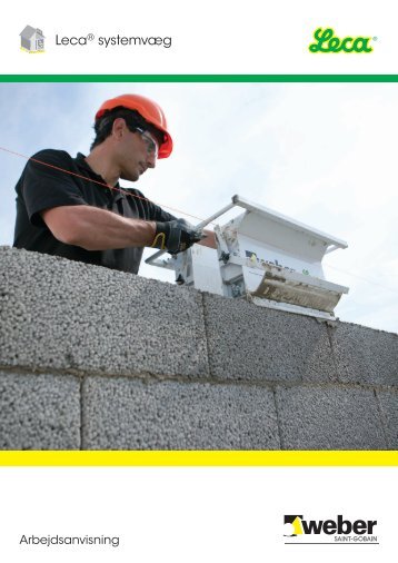Brochure: Leca® systemvæg - arbejdsanvisning - Weber