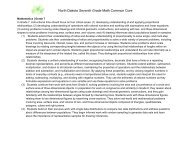 North Dakota Seventh Grade Math Common Core - ND Curriculum ...