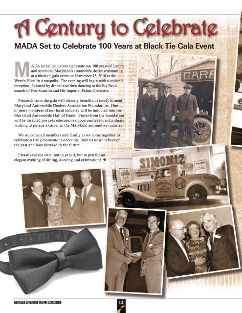 MADA is thrilled to commemorate our 100 years - Media ...