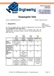 Gespiegelte Teile - HBB Engineering GmbH