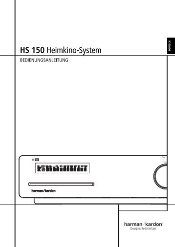 HS 150 Heimkino-System - Harman Kardon