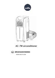 AC-7W airconditioner - Wilfa