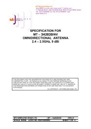 MT-342020/NV-Complete Spec - MTI Wireless Edge Ltd.