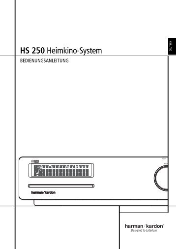 HS 250 Heimkino-System - Harman Kardon