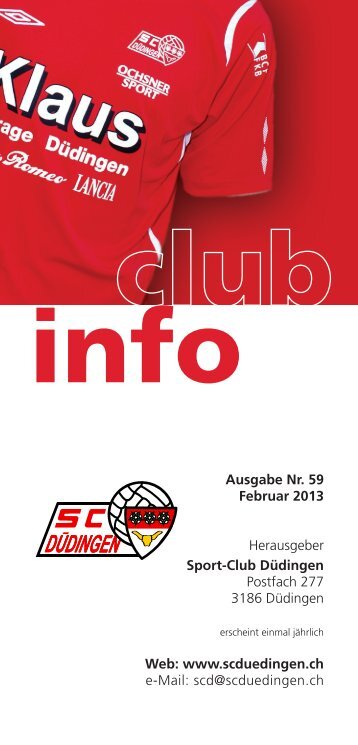 CLUB-INFO - SC DÃ¼dingen