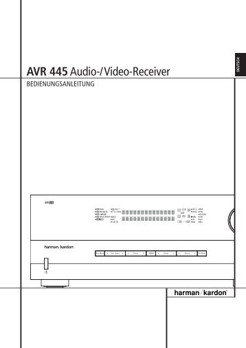 AVR 445Audio-/Video-Receiver - Harman Kardon