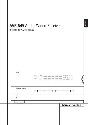 AVR 645Audio-/Video-Receiver - Harman Kardon