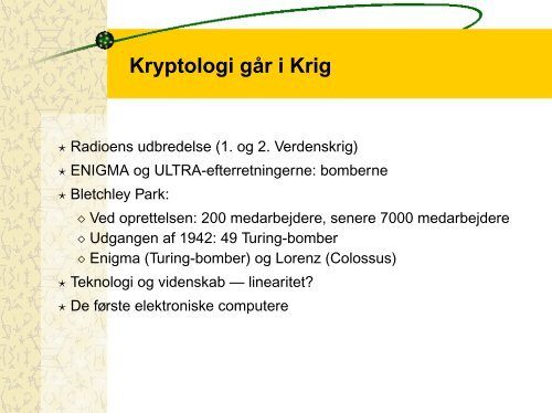 Temaer fra kryptologiens historie - Home page of Henrik Kragh ...