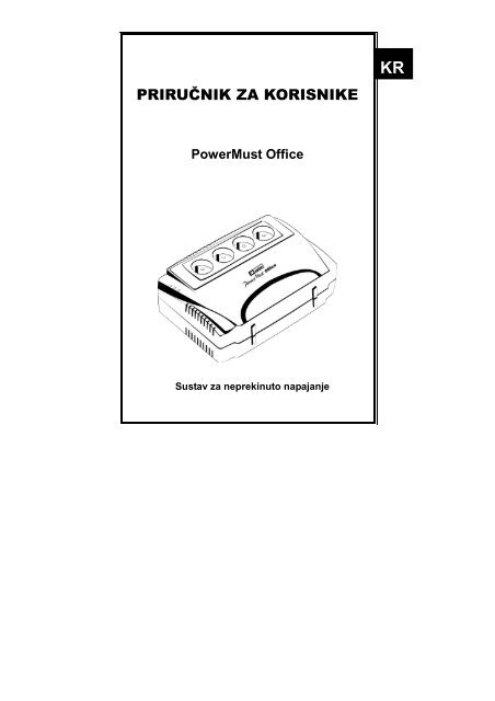 PowerMust Office User manual-Hr - Mustek