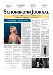 SCHÃNBRUNNJOURNAL - SchloÃ SchÃ¶nbrunn