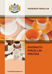 HAUSHALTS- PORZELLAN PRESTIGE - Freiberger Porzellan