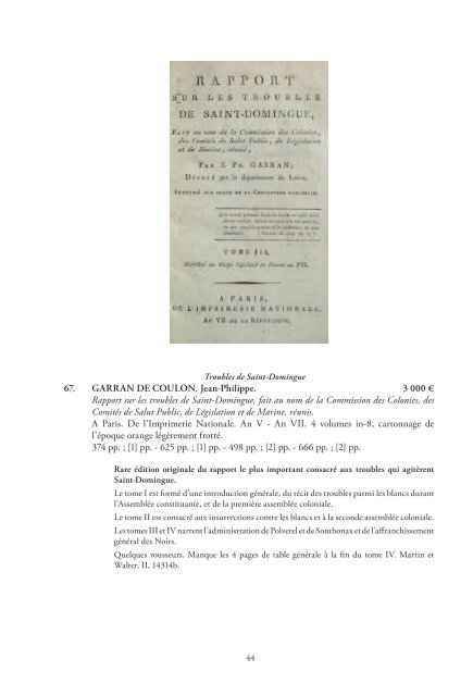 Librairie Pierre PrÃ©vost - Livre Rare Book