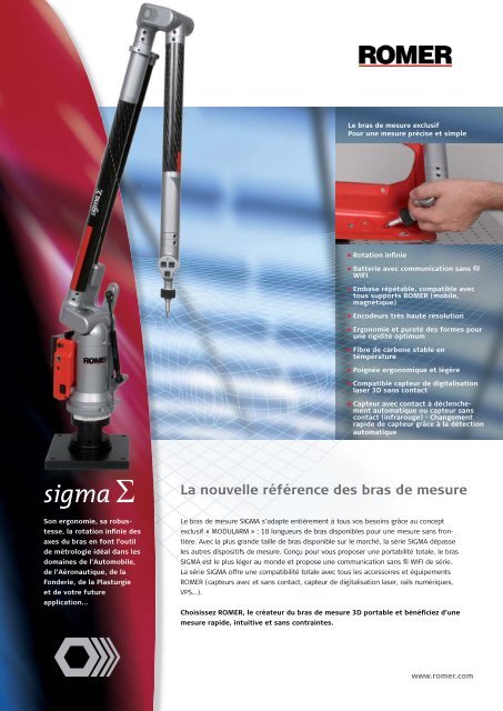 Romer Sigma_fr 02.07.indd - EMS: European Metrology Systems sa