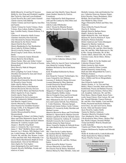 News Letter Winter 2010 M&K.pub - Hinsdale Humane Society