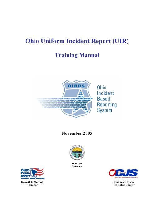 Training Manual Odps Office Of Criminal Justice Services State