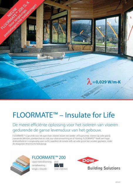 Floormate 200 Sl-X Insulate For Life - Dow Building Solutions