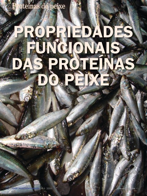 PROPRIEDADES FUNCIONAIS DAS PROTEÃNAS DO PEIXE