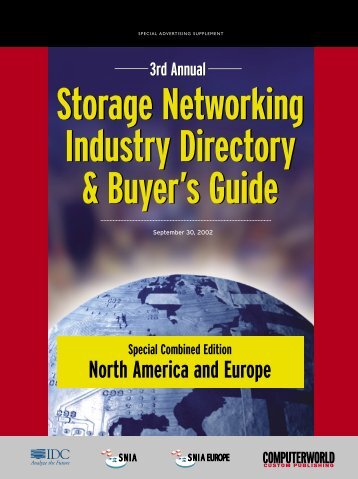 Storage Networking Industry Directory & Buyer's ... - Computerworld