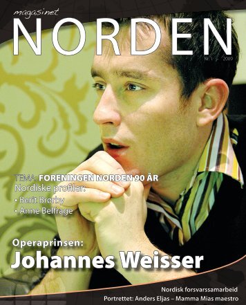 Johannes Weisser - Forsiden - Foreningen Norden