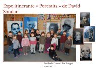 Le portrait : art et langage au cycle 1