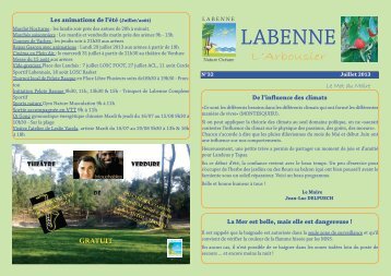 Arbosier NÂ°32 - Ville de Labenne