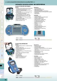 PrüfgEräTE zur INSTALLATIoNS- uND gEräTEPrüfuNg