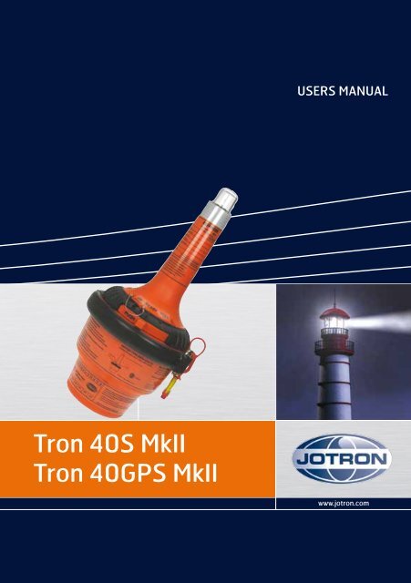 Users Manual Tron 40S MkII.pdf - Jotron
