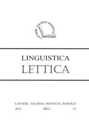 LETTICA - LatvieÅ¡u valodas institÅ«ts