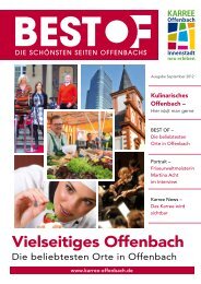 Vielseitiges Offenbach - Karree Offenbach