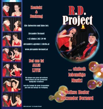 R.D. Project-Flyer - Alexander Bernard