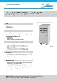 AVR 3 x 30-22 TT - Sollatek