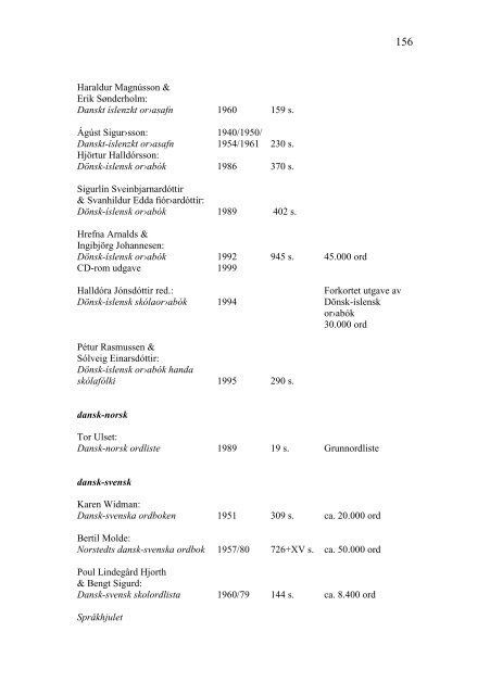 LEXICONORDICA 8 - Nordisk Sprogkoordination