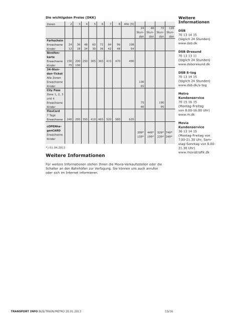 Transport info BUS/Train/METRO - Movia