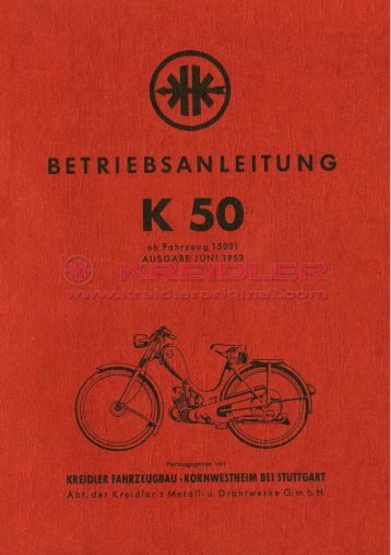 K50-1953 - Kreidler Original